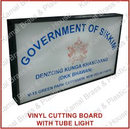 ACP Reverse Vinyl Cutting Flex Board Boards Acrylic SS Steel Golden Copper Brass Letters Sign Signs Boards Aluminium SS Collar Crystal Channel